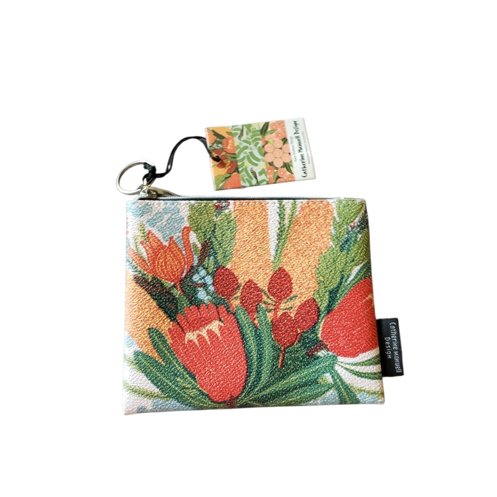 Catherine manuell design native posy floral coin purse by kate Hudson nwt